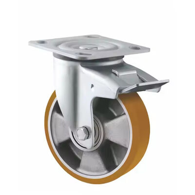 5 Inch 6 Inch Heavy Duty Casters with 360-480 kg Load Capacity and Precision Double-Ball Bearing for Industrial Use