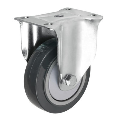Wear Resistant Industrial Casters Durable PU Castor Wheels Tread Smooth