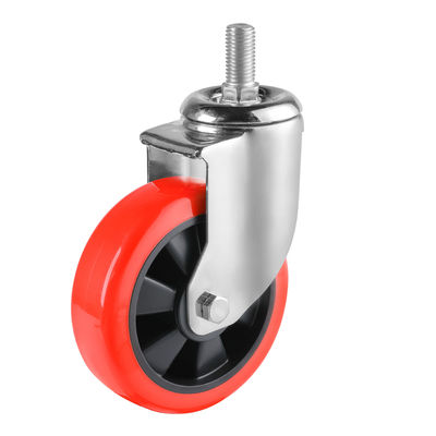 Polyurethane Swivel Caster Wheels Heavy Duty Industrial Steel Casters