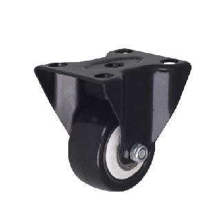 PP PU PVC Universal Furniture Casters Black Lightweight Caster Wheels