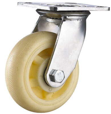 100mm - 200mm Heavy Duty Castors with 50mm Tread Width and 5.75mm Plate Thickness Industrial Casters