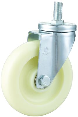 Polypropylene Medium Duty Casters With Top-Plate Mount