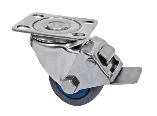 Thermoplastic Rubber Stainless Steel Casters 50mm Castor Wheels