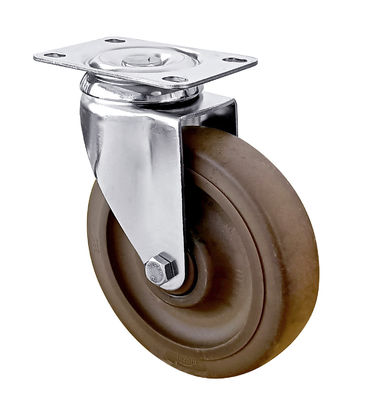 304 Stainless Steel Castor Wheels 125mm  High Temperature Nylon Caster Wheels