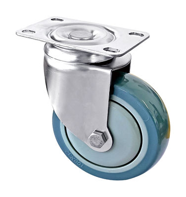 Medium Duty Stainless Steel Casters 75mm 100mm 125mm Diameter