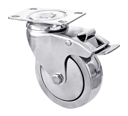 Dajin Medium Duty Stainless Steel Casters Wheels 150kg-200KG Load Capacity