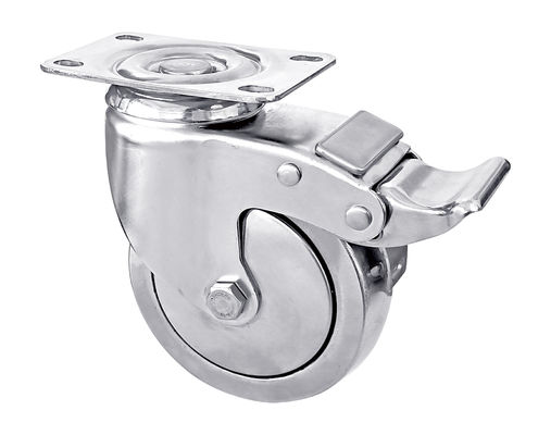 Dajin Medium Duty Stainless Steel Casters Wheels 150kg-200KG Load Capacity