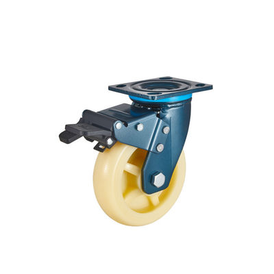 100mm 125mm 150mm 200mm Heavy Duty Castors Top Plate Mounting Polypropylene Casters