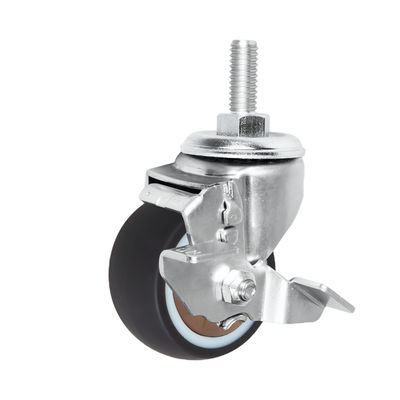 Light Duty Universal Caster Wheels , TPR Furniture Castor Wheels OEM ODM