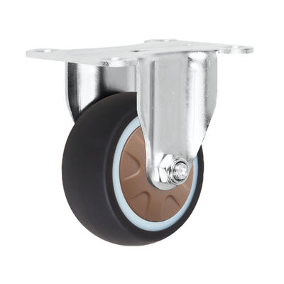 Light Duty Universal Caster Wheels , TPR Furniture Castor Wheels OEM ODM