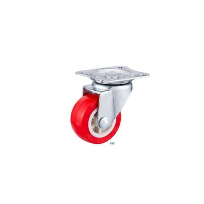 Red Caster Wheels 25mm -75mm Universal Office Chair Caster Wheels