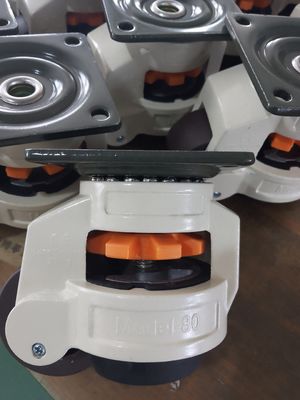 Foot Adjuster TPR Leveling Caster Wheel With Deep Groove Bearing