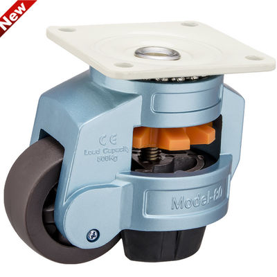 Premium Heavy Duty Adjustable Leveling Casters 86mm 110mm With Nylon Wheels For Smooth Mobility