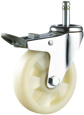 PP Caster Wheels 3 Inch 4 Inch 5 Inch Threaded Stem Caster Wheels