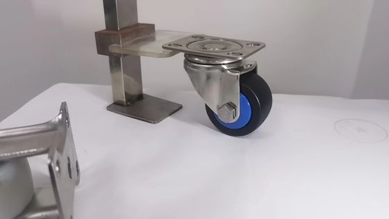 150kg Low Profile Caster Wheels 50mm 304 Stainless Steel PA Casters