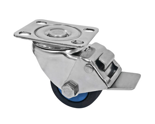 SS Casters 50mm 304 Stainless Steel Polyamide Caster Corrosion Proof
