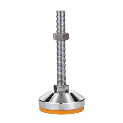 18mm 22mm 27mm 30mm Caster Wheel , Solid Heavy Duty Casters With Leveling Feet