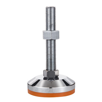 18mm 22mm 27mm 30mm Caster Wheel , Solid Heavy Duty Casters With Leveling Feet