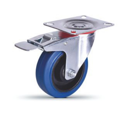 75mm 100mm Caster Wheels Industrial High Elasticity TPR Caster Wheel