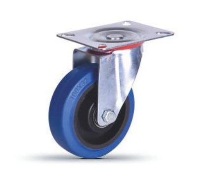 75mm 100mm Caster Wheels Industrial High Elasticity TPR Caster Wheel