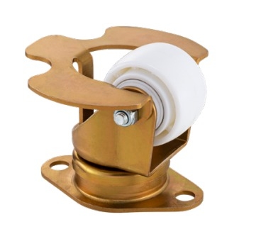 136kg 200kg Industrial Casters Heavy Duty Nylon Wheels 58×35mm for Airport Logistics