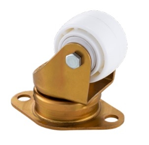 136kg 200kg Industrial Casters Heavy Duty Nylon Wheels 58×35mm for Airport Logistics