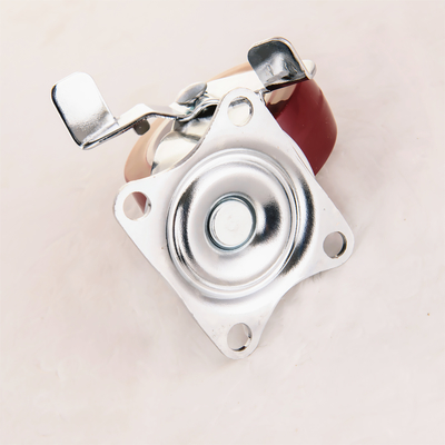 Light Duty PU Furniture Caster Custom Lightweight Caster Wheels 35kg 65kg
