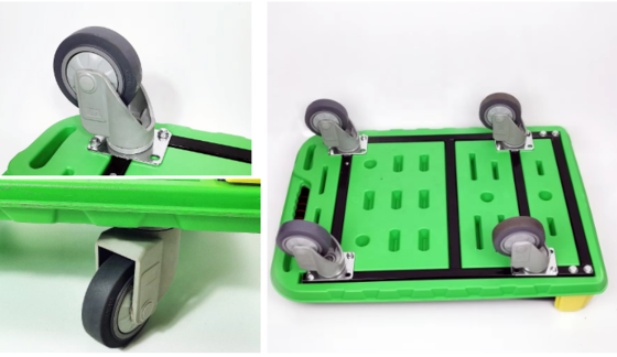 High Quality Foldable Platform Trolley Push Cart for Home Office150KG