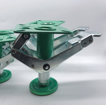 Customized 4inch Japanese Style Lift Up Floor Lock For Casters