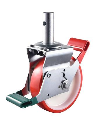 New Design Heavy Duty Durable Castor 8 Inch Scaffolding Caster Wheels for Renovation Buildings and Industrial Facilities