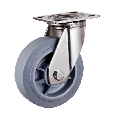 Antirust TPR Industrial Stainless Steel Heavy Duty Caster Wheels
