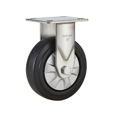 4/5/6/8 Inch Swivel Plate Locking Caster Wheels Industrial Premium Heavy Duty Stainless Steel Work Table Casters With Brake