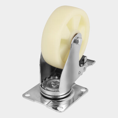 Polypropylene Medium Duty Casters With Top-Plate Mount