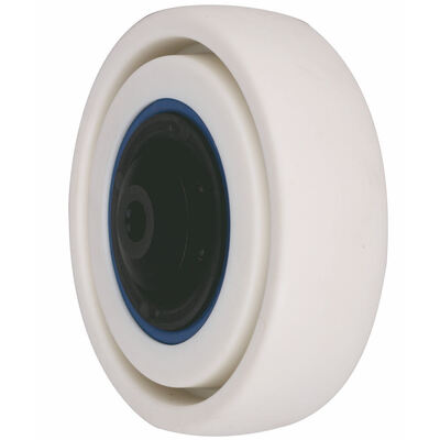 Elastic Rubber on Nylon Core 160-200kg Load Capacity Industrial Trolley Wheels