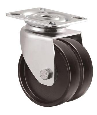 Cheap Price European Style Customizable Black 2″ & 3″ Polypropylene Swivel Casters – 60–100 kg Load Light Duty Wheels