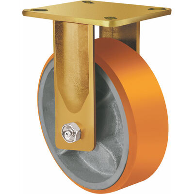 2 Ton (2000 kg) Super Heavy Duty Industrial Caster Wheels – High Load PU/Metal Mobility