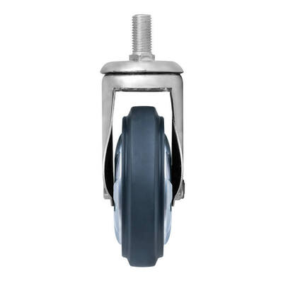 100 mm Industrial Mid‑Heavy Duty Caster Wheels – Smooth Rolling Thermoplastic Rubber Mobility Wheels